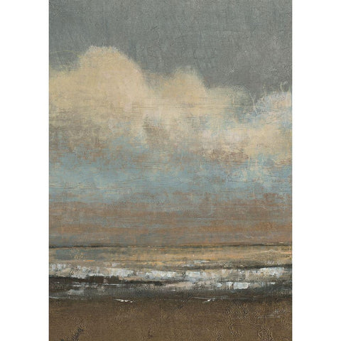 Low Tide I Black Modern Wood Framed Art Print with Double Matting by OToole, Tim