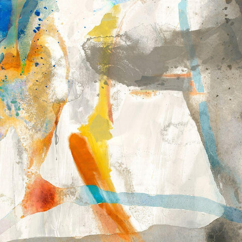 Defy III Gold Ornate Wood Framed Art Print with Double Matting by Jasper, Sisa