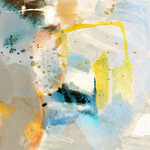 Defy IV White Modern Wood Framed Art Print by Jasper, Sisa