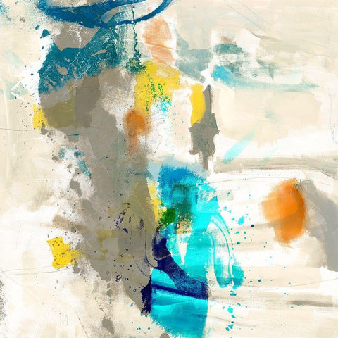 Defy V White Modern Wood Framed Art Print by Jasper, Sisa