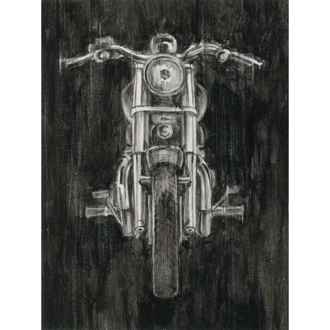 Steel Horse II Gold Ornate Wood Framed Art Print with Double Matting by Harper, Ethan