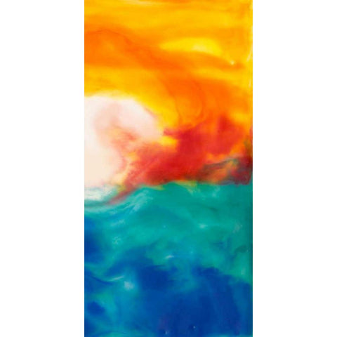 Marsh Sunrise II Black Modern Wood Framed Art Print with Double Matting by Ludwig, Alicia