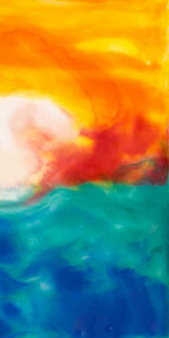 Marsh Sunrise II White Modern Wood Framed Art Print with Double Matting by Ludwig, Alicia