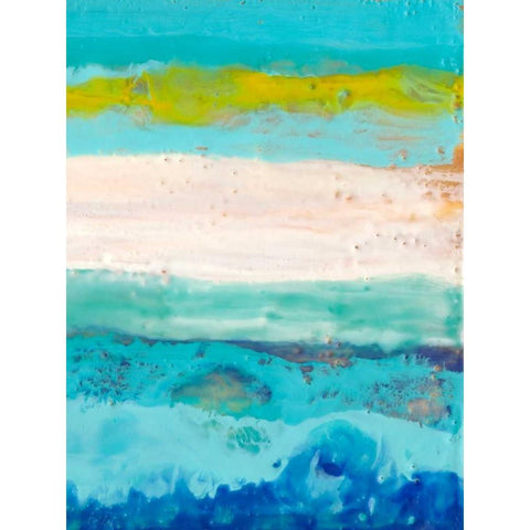 Salt Air II Black Modern Wood Framed Art Print with Double Matting by Ludwig, Alicia