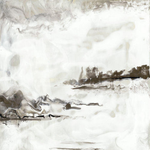 Miracle Ready I White Modern Wood Framed Art Print with Double Matting by Maleki, Ferdos