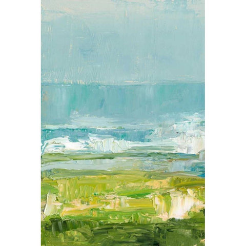 Coastal Overlook I Black Modern Wood Framed Art Print with Double Matting by Harper, Ethan