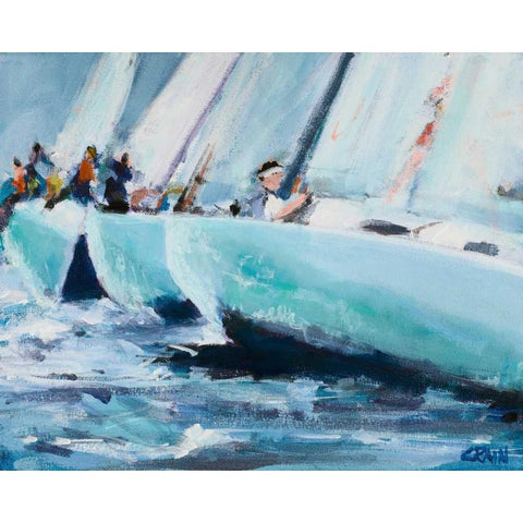 Rail Black Modern Wood Framed Art Print by Crain, Curt