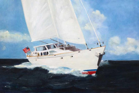 Altair Black Ornate Wood Framed Art Print with Double Matting by Crain, Curt