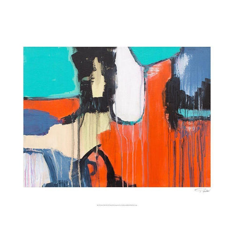 Life on Mars II Gold Ornate Wood Framed Art Print with Double Matting by Orlov, Irena