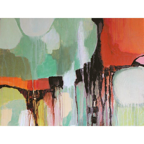 Emotions in Color I White Modern Wood Framed Art Print by Orlov, Irena