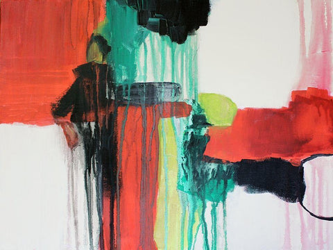 Emotions in Color II Black Ornate Wood Framed Art Print with Double Matting by Orlov, Irena