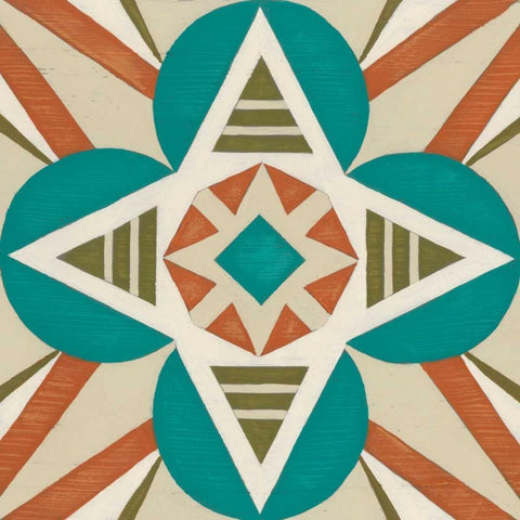 Global Motif IX Black Modern Wood Framed Art Print by Vess, June Erica