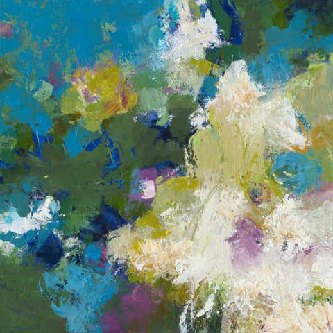 Growing Season White Modern Wood Framed Art Print by Bothne, Janet