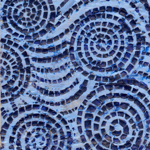 Tempest II Gold Ornate Wood Framed Art Print with Double Matting by Ludwig, Alicia