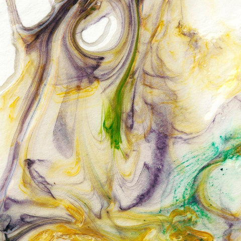 Tidal Spring III Gold Ornate Wood Framed Art Print with Double Matting by Chandler, Sharon