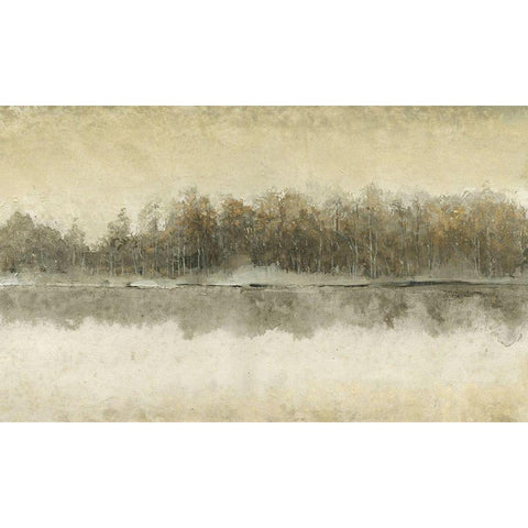 Edgewater II White Modern Wood Framed Art Print by OToole, Tim