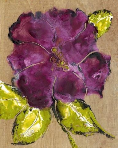 Camellia Passion I White Modern Wood Framed Art Print with Double Matting by Ludwig, Alicia
