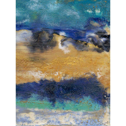 Surf II Black Modern Wood Framed Art Print by Ludwig, Alicia