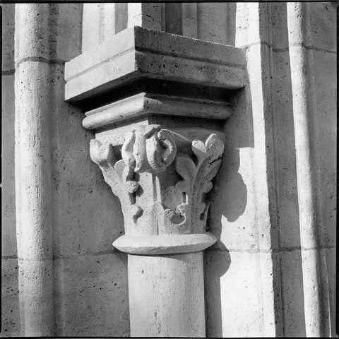 Architecture Detail IV Budapest Black Modern Wood Framed Art Print by DeNardo, Laura