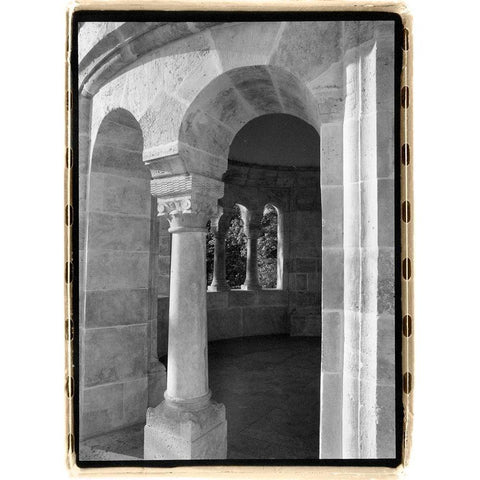 Fishermans Bastion IV Budapest Black Modern Wood Framed Art Print with Double Matting by DeNardo, Laura