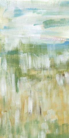 Meadow Memory I White Modern Wood Framed Art Print with Double Matting by Choate, Lisa