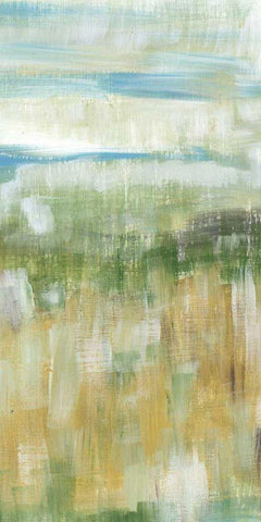 Meadow Memory II White Modern Wood Framed Art Print with Double Matting by Choate, Lisa