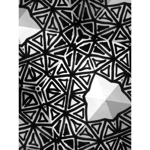 Buckminster I White Modern Wood Framed Art Print by Stramel, Renee W.