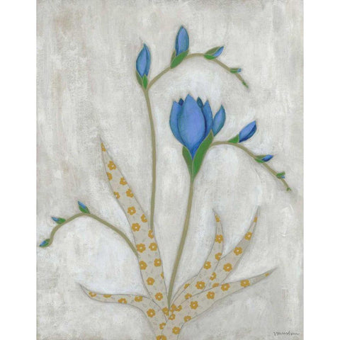 Lovely Botanical II Black Modern Wood Framed Art Print by Lam, Vanna