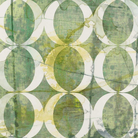 Metric Link IV Black Modern Wood Framed Art Print with Double Matting by Goldberger, Jennifer