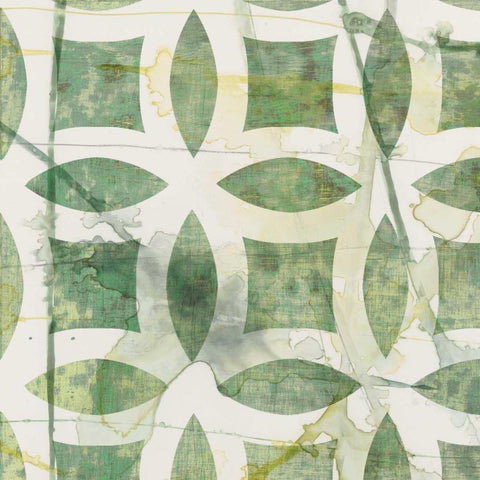 Metric Link VI Black Ornate Wood Framed Art Print with Double Matting by Goldberger, Jennifer