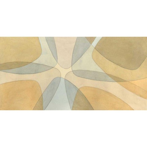 Nexus II White Modern Wood Framed Art Print by Stramel, Renee W.