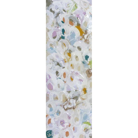 2-Up Colors I White Modern Wood Framed Art Print by Youngstrom, Kent