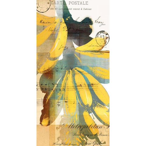 Cortez Gold II Black Modern Wood Framed Art Print by Green-Aldridge, W.