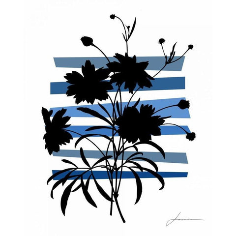 Color Shade III White Modern Wood Framed Art Print by Burghardt, James