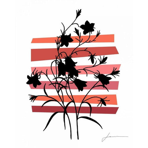 Color Shade IV Black Modern Wood Framed Art Print by Burghardt, James