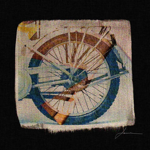 RPM Tiles I White Modern Wood Framed Art Print by Burghardt, James