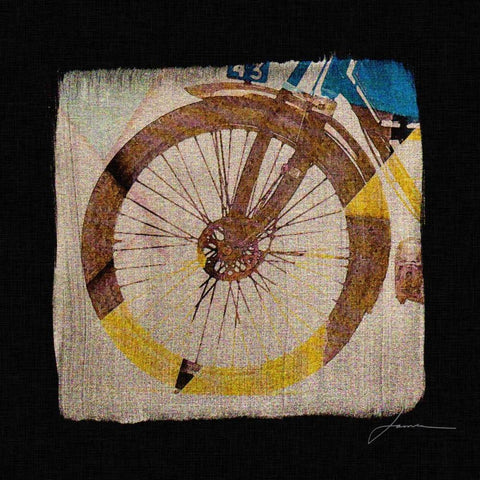 RPM Tiles III White Modern Wood Framed Art Print by Burghardt, James