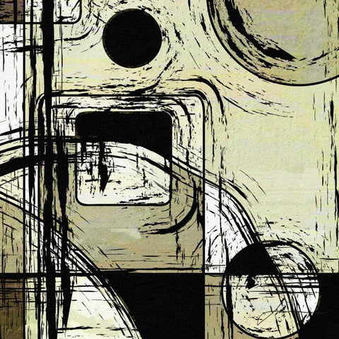 Scene Change II White Modern Wood Framed Art Print by Burghardt, James