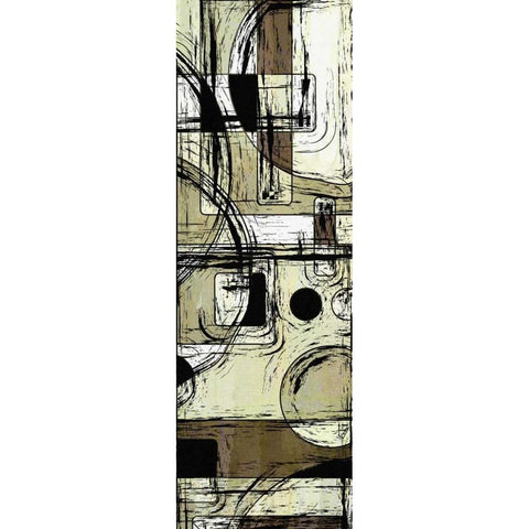 Scene Change VI Black Modern Wood Framed Art Print by Burghardt, James