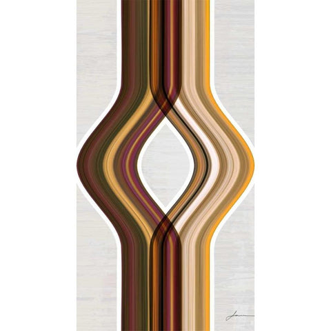 Modern Dance I White Modern Wood Framed Art Print by Burghardt, James