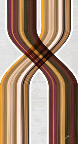 Modern Dance III Black Ornate Wood Framed Art Print with Double Matting by Burghardt, James