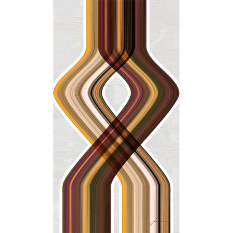 Modern Dance IV Gold Ornate Wood Framed Art Print with Double Matting by Burghardt, James