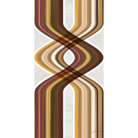 Modern Dance V Gold Ornate Wood Framed Art Print with Double Matting by Burghardt, James