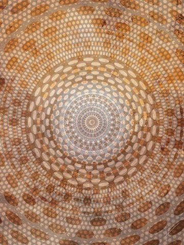 Doma II Black Ornate Wood Framed Art Print with Double Matting by Burghardt, James