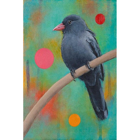 Mysteries of the Universe XV Black Modern Wood Framed Art Print by Evans, Bridget G.