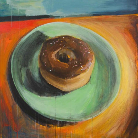 Fresh Daily II Black Modern Wood Framed Art Print by Evans, Bridget G.