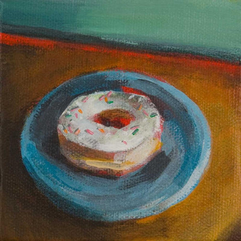 Fresh Daily VII White Modern Wood Framed Art Print with Double Matting by Evans, Bridget G.