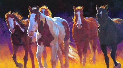 Whitefish Morning White Modern Wood Framed Art Print with Double Matting by Chapman, Julie