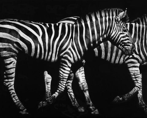 Op Art White Modern Wood Framed Art Print with Double Matting by Chapman, Julie