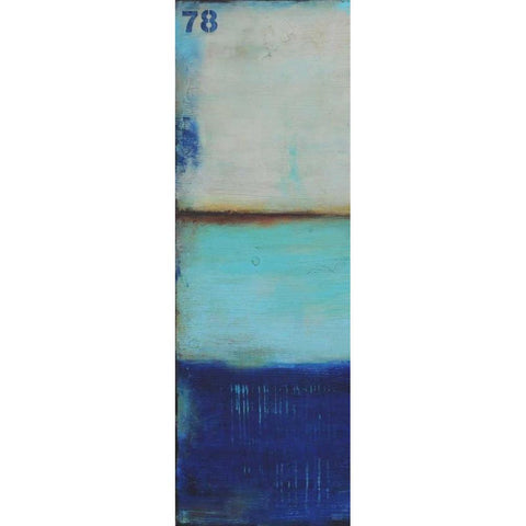 Ocean 78 I White Modern Wood Framed Art Print by Ashley, Erin